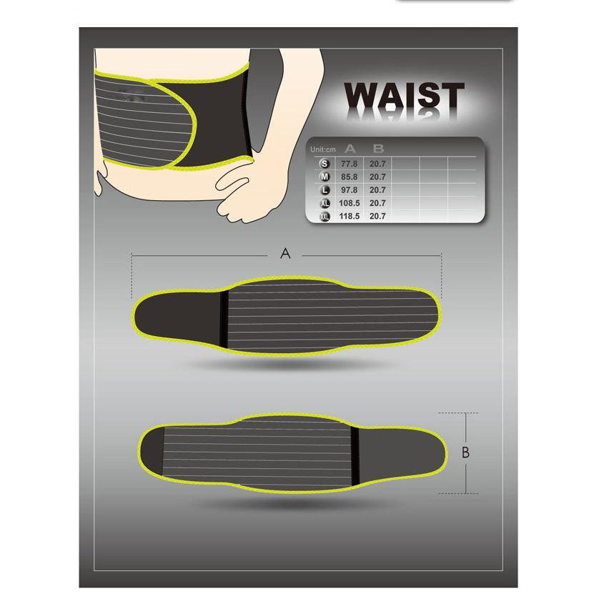 Magnetic bamboo waist support 4