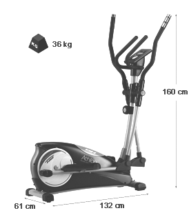 BH Fitness ATHLON crosstrainer 2