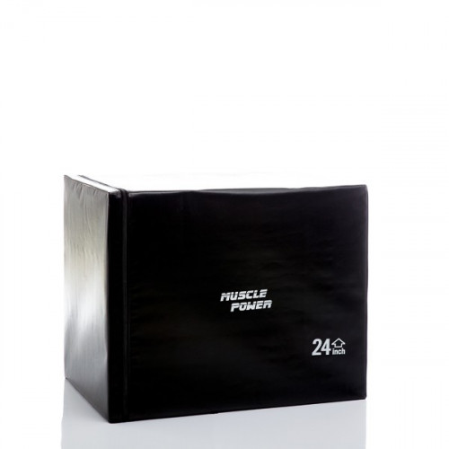 Productafbeelding voor 'Muscle Power zwarte soft plyo box'