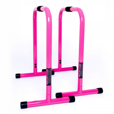 Lebert pink parallettes equalizer