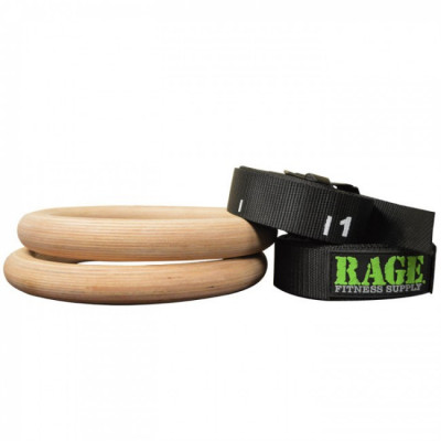 Rage performance gymnastics wooden rings 1