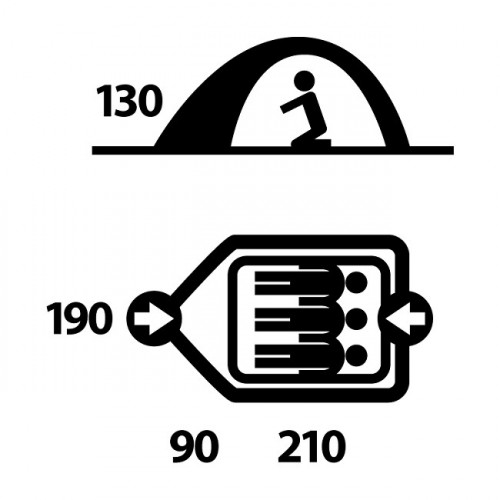 Husky BEAST tent (3 persons) 3