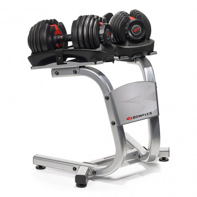 Bowflex 552i dumbbellset + standaard 23.8 kg