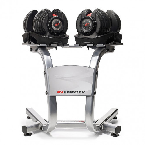 Bowflex 552i dumbbellset + standaard 23.8 kg 1
