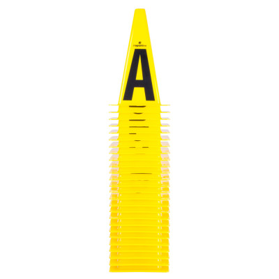 Insportline alphabet plastic cones 6