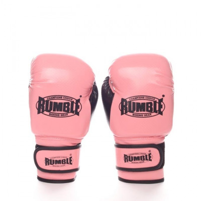 Rumble boxing glove junior PU 2.0 black-pink 1