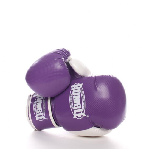 Rumble bokshandschoen junior PU 2.0 paars-wit 2