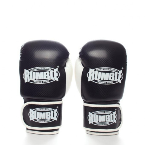 Rumble boxing glove junior PU 2.0 black-white 1