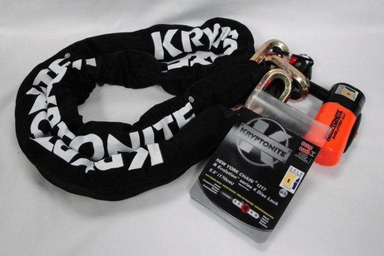 Kryptonite NEW YORK chain with EVOLUTION 4 disck lock (170 cm) 1