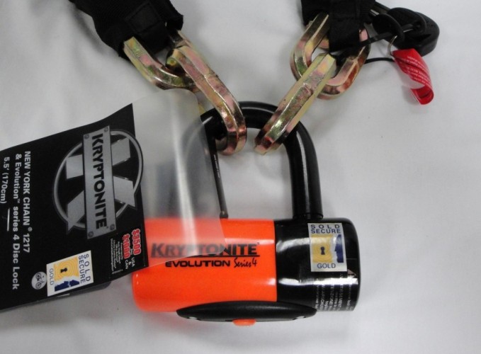 Kryptonite NEW YORK chain with EVOLUTION 4 disck lock (170 cm) 2