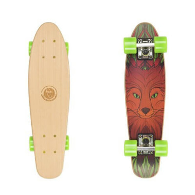 Fish penny board classic wood 1