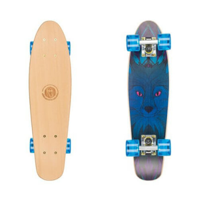 Fish penny board classic wood 2