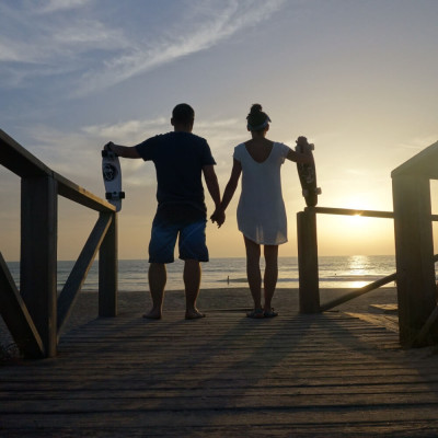 Fish penny board classic wood 24