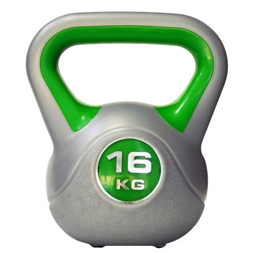 Rubber-Coated Kettlebell inSPORTline PU 16 kg - inSPORTline