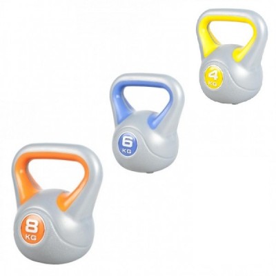 Voordeelset Kettlebells 4, 6 en 8 kg