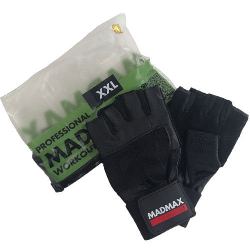 MadMax leather fitness gloves 3