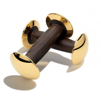 Hock© Goldloft gouden dumbbells (2 stuks)