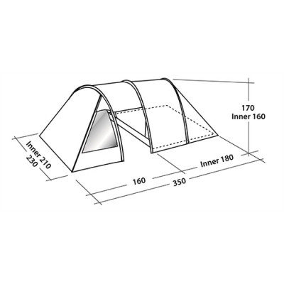 Easy Camp Tent Galaxy 300 5