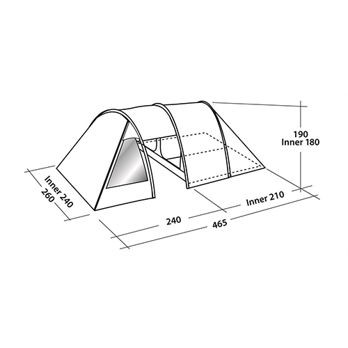 Easy Camp Tent Galaxy 400 5