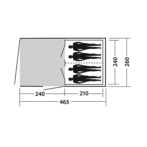 Easy Camp Tent Galaxy 400 6