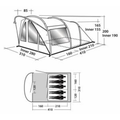 Easy Camp Tent Hurricane 500 6