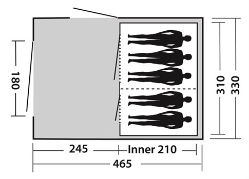 Easy Camp Tent Tempest 500 6