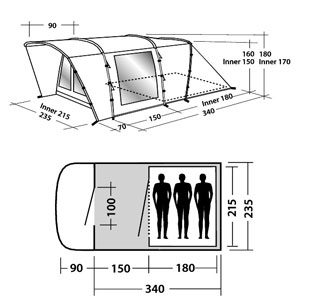 Easy Camp Tent Palmdale 300 5