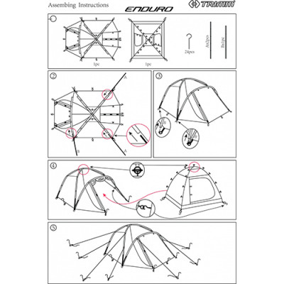 Trimm ENDURO tent (4 personen) 2
