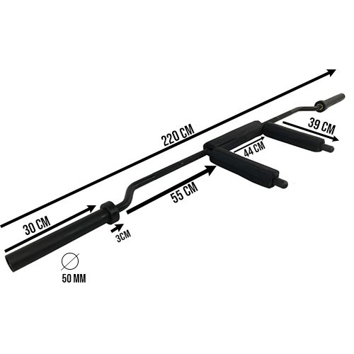 Strongman Olympic Squat Bar (350 kg) 4