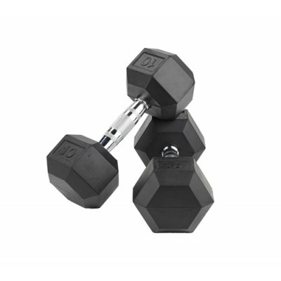 Lifemaxx Hexagon dumbbellset (2,5 - 40kg) per 2 stuks