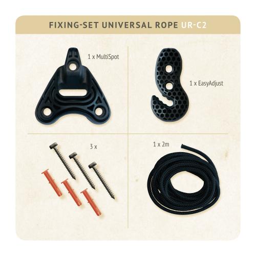 La Siesta UNIVERSAL ROPE Hammock Chair fixing set 1