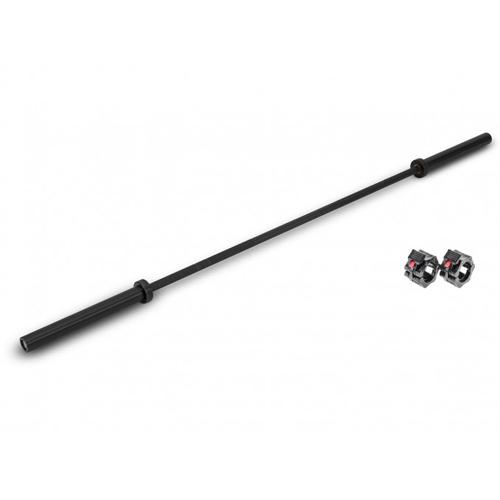 Strongman olympische zwarte halterstang 220 cm (20 kg) 1