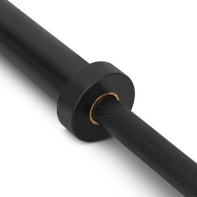 Strongman olympische zwarte halterstang 220 cm (20 kg) 2