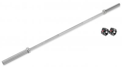 Strongman olympische halterstang Chroom (183 cm)