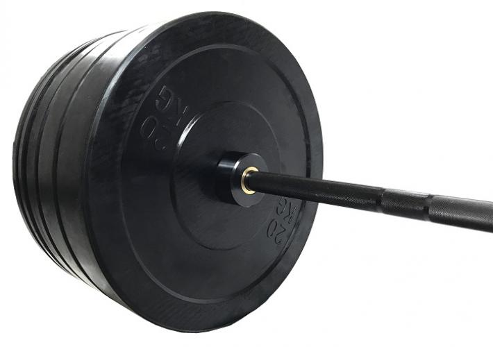 Strongman olympische halterset voordeelset (Zwart) 6