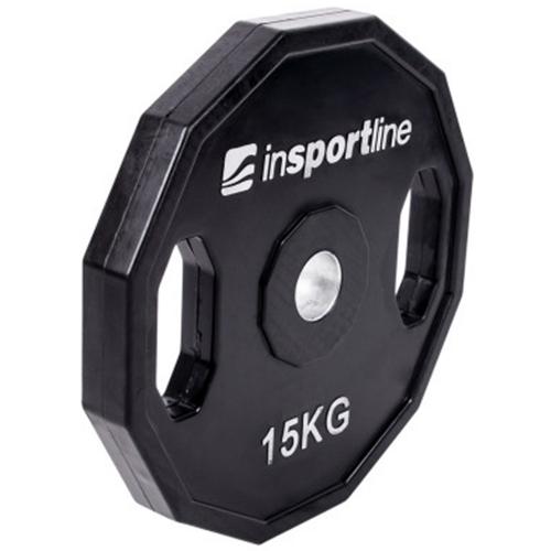 Insportline Olympic plate with rubber coating (30 mm) 3