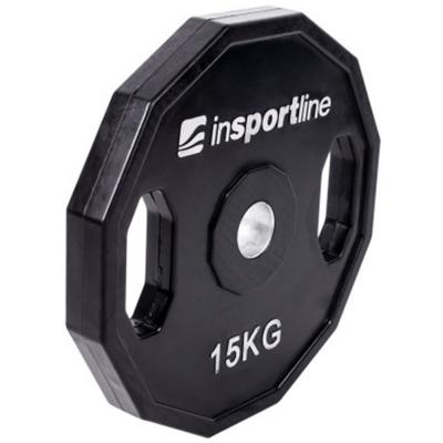 Insportline Olympic plate with rubber coating (30 mm) 3