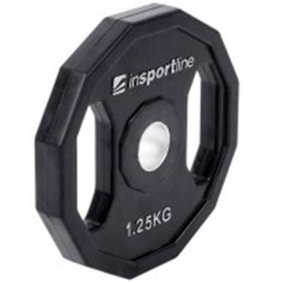 Insportline Olympic plate with rubber coating (50 mm)