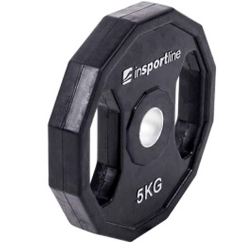 Insportline Olympic plate with rubber coating (50 mm) 2