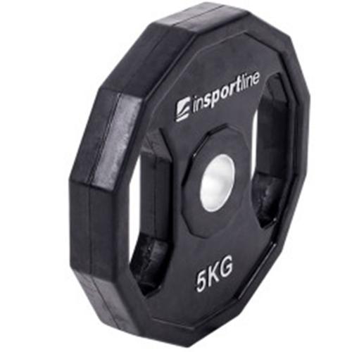 Insportline Olympic plate with rubber coating (50 mm) 2
