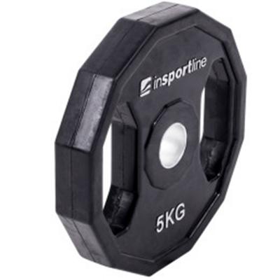 Insportline Olympic plate with rubber coating (50 mm) 2
