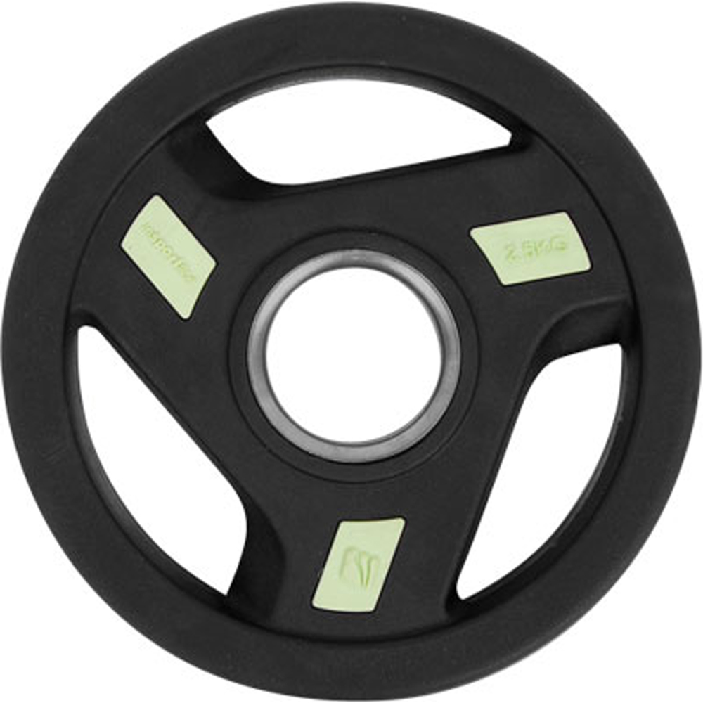 Insportline rubberen olympische halterschijven Herk (50 mm) 1