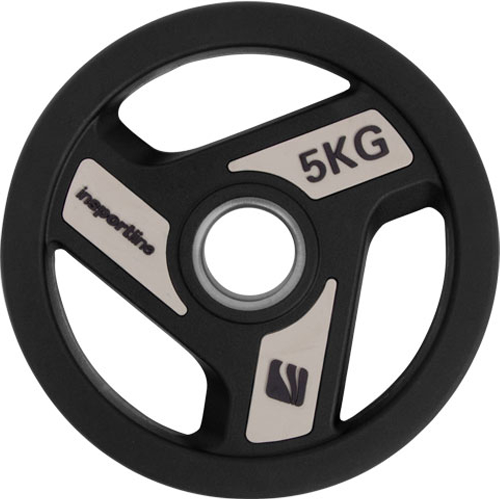 Insportline rubberen olympische halterschijven Herk (50 mm) 2