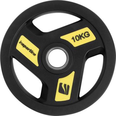 Insportline rubberen olympische halterschijven Herk (50 mm) 3