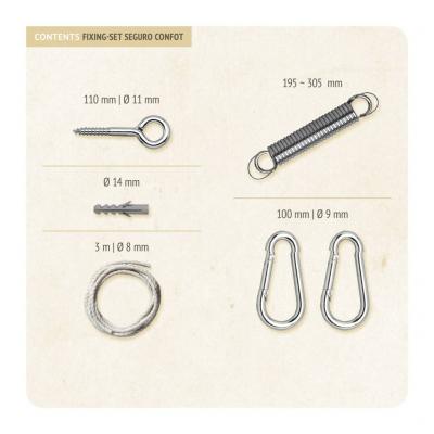 La Siesta SEGURO CONFORT Hangstoel bevestigingsset 1