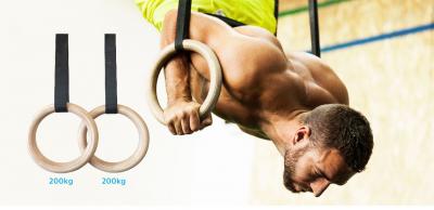 Wooden Gymnastics Rings 3