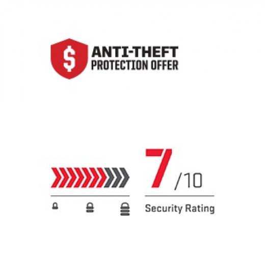 Kryptonite EVOLUTION MINI-7 fietsslot + KRYPTOFLEX kabel 5