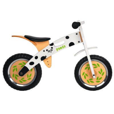 WORKER Panda wooden baby running bike 1