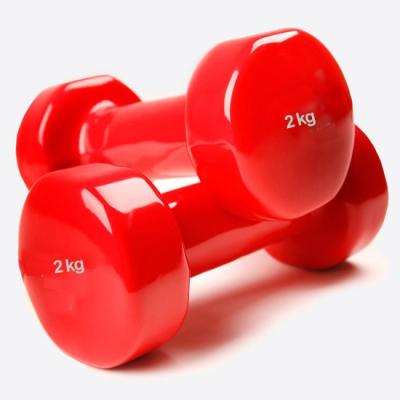 Vinyl dumbbellset (2 x 2 kg)