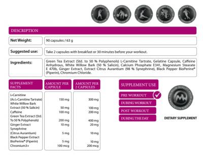 Maxxwin THERMAXX Fatburner vetverbrander 1